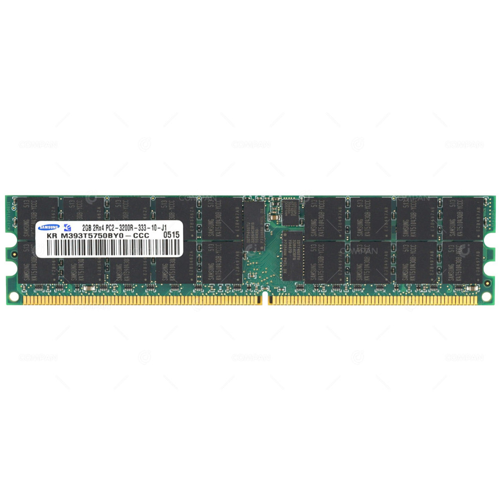 M393T5750BY0-CCC SAMSUNG MEMORY 2GB 2RX4 PC2 3200R DDR2 -